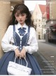 Book Of Lies Series JSK Blue Concise Elegant Classic Lolita Sling Dress
