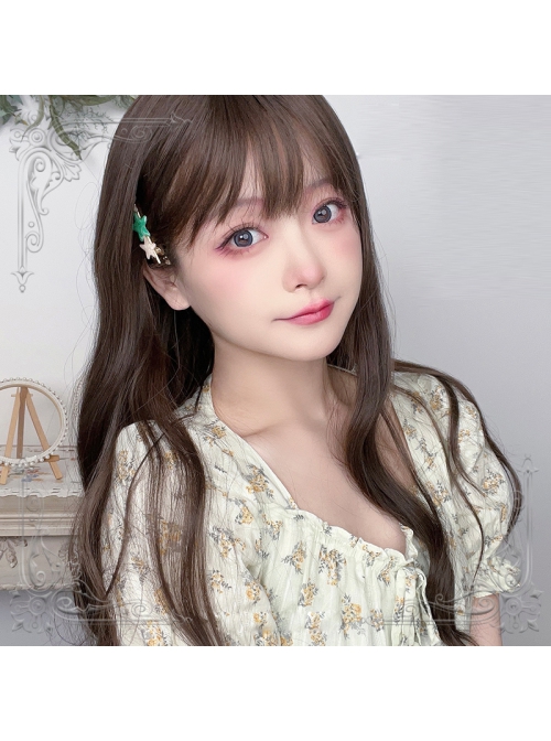 Dark Brown Gentle Big Waves Curly Long Curly Wig Classic Lolita Wigs