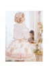 Rock Candy Cat Series SK Summer Cute Printing Pink Bowknot Sweet Lolita White Skirt Shirt Set