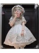 Alice Bunny Series OP Blue Plaid Doll Sleeve Bowknot Sweet Lolita Short Sleeve Dress