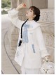 Return Date Series Autumn Winter Warm Chinese Elements Embroidery Double Faced Woolen Medium Length Cloak Coat