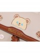 Lolita Sweet And Cute Bear Design Metal Disc Decorative Chain Bag
