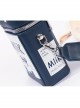 Mini Milk Carton Shape Bear Pattern Letter Decoration Lolita Women's Bag