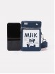 Mini Milk Carton Shape Bear Pattern Letter Decoration Lolita Women's Bag