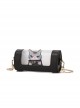 Three-Dimensional Cat Pattern Decorative Transparent Flip Design Lolita Women's Shoulder Chain Bag