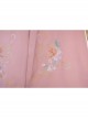 Cute Tiger Series Chinese Style Embroidery Fluffy Fur Collar Long Cloak Winter Warm Thicken Hanfu Lolita Coat