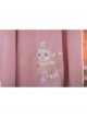 Cute Tiger Series Chinese Style Embroidery Fluffy Fur Collar Long Cloak Winter Warm Thicken Hanfu Lolita Coat