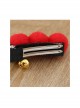 Red Cute Candied Haws Shaped Small Bells Decoration Chinese Style Lolita Plush Hairpins