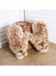 Cute Plush Elk Spots Classic Lolita Female Gloves