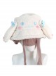 Cinnamoroll Dog Cute Big Ears Bowknot Sweet Lolita Beige Lamb Fleece Exquisite Fisherman Hat