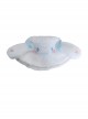 Cinnamoroll Dog Cute Big Ears Bowknot Sweet Lolita White Lamb Fleece Exquisite Fisherman Hat