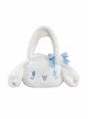 Sweet Lolita Cinnamoroll Dog White Cute Big Ears Exquisite Bowknot Messenger Bag