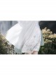 Mirror Flower Water Moon Series Chinese Style Cheongsam Elegant Jacquard Handmade Tassel Disc Buckle Long Sleeve Dress Set