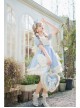 Pearl Puffs Series OP Spring Short High Waist A-shaped Lovely Puff Sleeves Bowknot Ruffles Sweet Lolita Dress