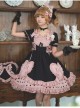 Pearl Puffs Series OP Spring Short High Waist A-shaped Lovely Puff Sleeves Bowknot Ruffles Sweet Lolita Dress