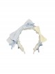 Crystal Shoes' Promise Series KC Temperament Blue White Double Bows Sweet Lolita Headband