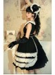 Heartbeat Direction Series KC Lace Pearl Elegant Black Classic Lolita Headband