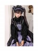 Solar Erosion Lunar Erosion Series Autumn Pure All-match Chiffon Stand Collar Ruffles Lace Puff Long Sleeve Classic Lolita Shirt