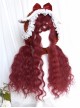 Rose Garden Series Retro Fluffy Curly Lovely Wool Roll Golden Long Hair Sweet Lolita Wigs