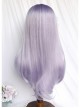Taro Paste Bobo Series Taro-purple Air Bangs Slightly Curly Long Wig Sweet Lolita Wigs