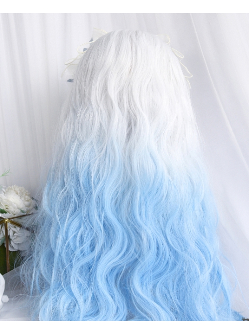 Long Flowy Fairy Hair (Light Blue)