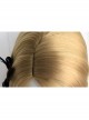 Snake College Series Sand Gold 46 Points Bangs Elegant Retro Long Curly Wig Harry Cassandra COS Classic Lolita Wigs