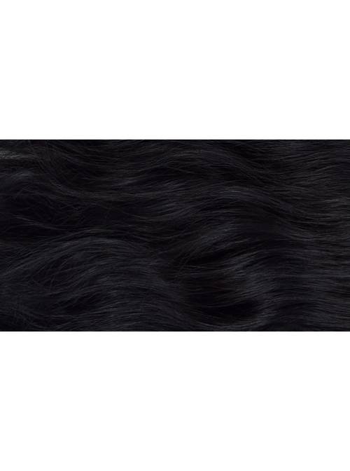 Dark Night Series Front Golden Back Black Spliced Center Parting Bangs Medium Length Curly Wig Harry Magic Halloween COS Gothic Lolita Wigs