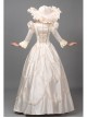 Elegant Retro Long Champagne Juliet COS European Style Royal Aristocratic Princess Court Prom Lolita Dress