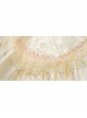 Champagne Long European Court Lace Long Sleeve Trumpet Sleeves Classical Drama Costumes Prom Lolita Dress