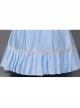 Light Blue Long Simple Elegant Lace Cuffs Cinderella COS Drama Costume Retro Lolita Prom Dress