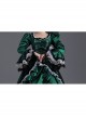 Klein Blue Retro Style Square Collar Chest Bowknot Black-white Lace Long Sleeve Court Prom Lolita Dress