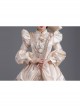 Champagne Long Sleeve Multilayer Delicate Hem Dreamy Romantic Party Ball Dinner Prom Lolita Dress