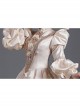 Champagne Long Sleeve Multilayer Delicate Hem Dreamy Romantic Party Ball Dinner Prom Lolita Dress