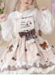 Cherry Milk Pie Series White Cute Doll Collar Ruffled Long Sleeves Inner Shirt 