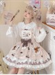 Cherry Milk Pie Series White Cute Doll Collar Ruffled Long Sleeves Inner Shirt 