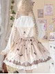 Cherry Milk Pie Series White Cute Doll Collar Ruffled Long Sleeves Inner Shirt 