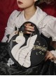 Cute White Little Swan PU Leather Folds Pearl Decoration Embroidery Classic Lolita Heart Tote Bag