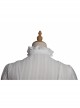 Divine Salvation Series High Collar Retro Gothic Lolita White Long Sleeve Shirt