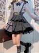 Idol.Q Series Pleated Lace Design Lapel Bow Tie Decoration Comfortable Long-Sleeve Classic Lolita Button-Down Shirt