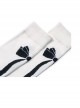 Solid Color Long Barrel Big Bow Knot Graphic-Print Autumn And Winter Pure Cotton Lolita Knee Socks