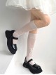 Sweet And Cool Girl Lace Hollow Hole Bow Knot Decoration Lolita Calf Half Tube Socks