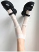 Sweet And Cool Girl Lace Hollow Hole Bow Knot Decoration Lolita Calf Half Tube Socks