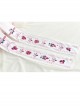 Japanese Style Cute Sweet Pink Strawberry Print Bow Knot Stockings Lolita Girly Pantyhose