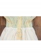 Chinese Style Flowy Vintage Silk Streamers Exquisite Embroidery Pearl Decoration Gradient Hem Kids Dress