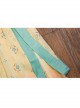 Chinese Style Flowy Vintage Silk Streamers Exquisite Embroidery Pearl Decoration Gradient Hem Kids Dress