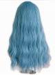 Cancer Series Haze Blue Water Ripples Long Curly Hair Classic Lolita Wigs