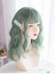 Capricorn Series Matcha Green Cute Sweet Air Bangs Lolita Curls Wigs