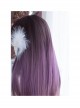 Scorpio Series Three-Color Gradient Purple Long Straight Hair Lolita Wigs