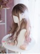 Three-Color Gradient Long Wavy Curly Hair Qi Bangs Classic Lolita Wigs