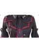 The Loser Of The Army Eats Dust Series OP Military Style Gothic Lolita Metal Belt Decoration Short Sleeve Dress Set